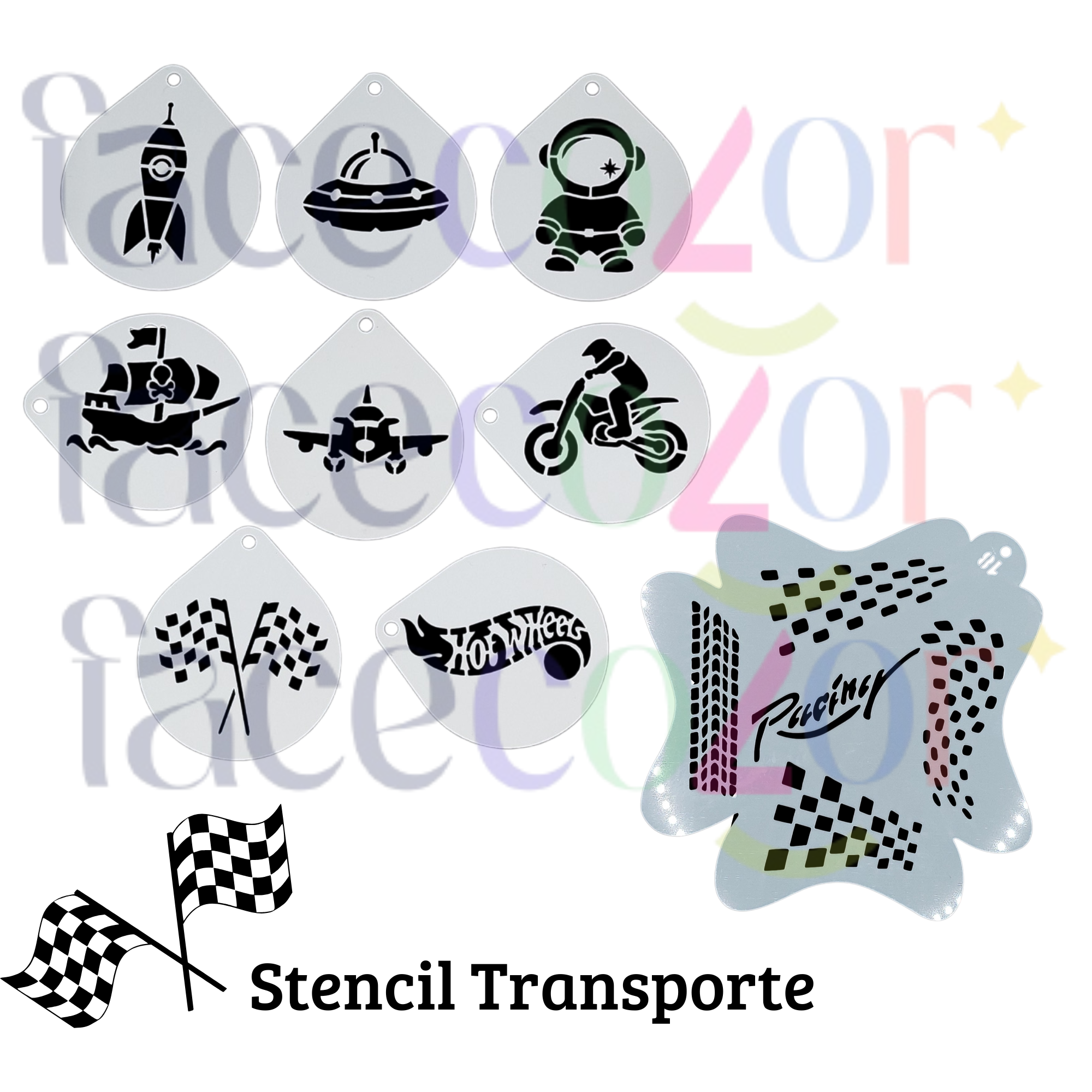 Stencil Transportes (venta por individual)