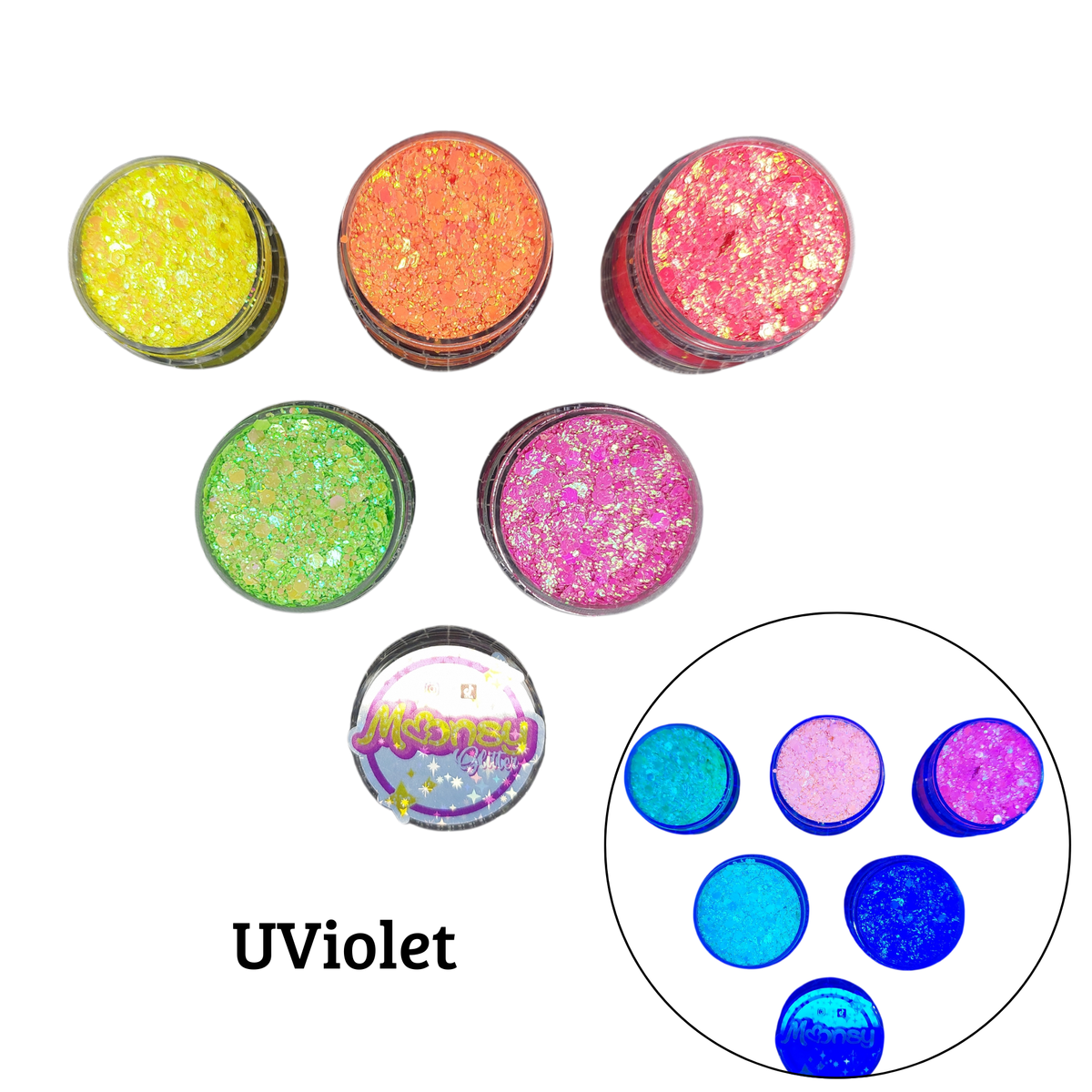 Torre UViolet Moonsy Glitter (Base Gel)