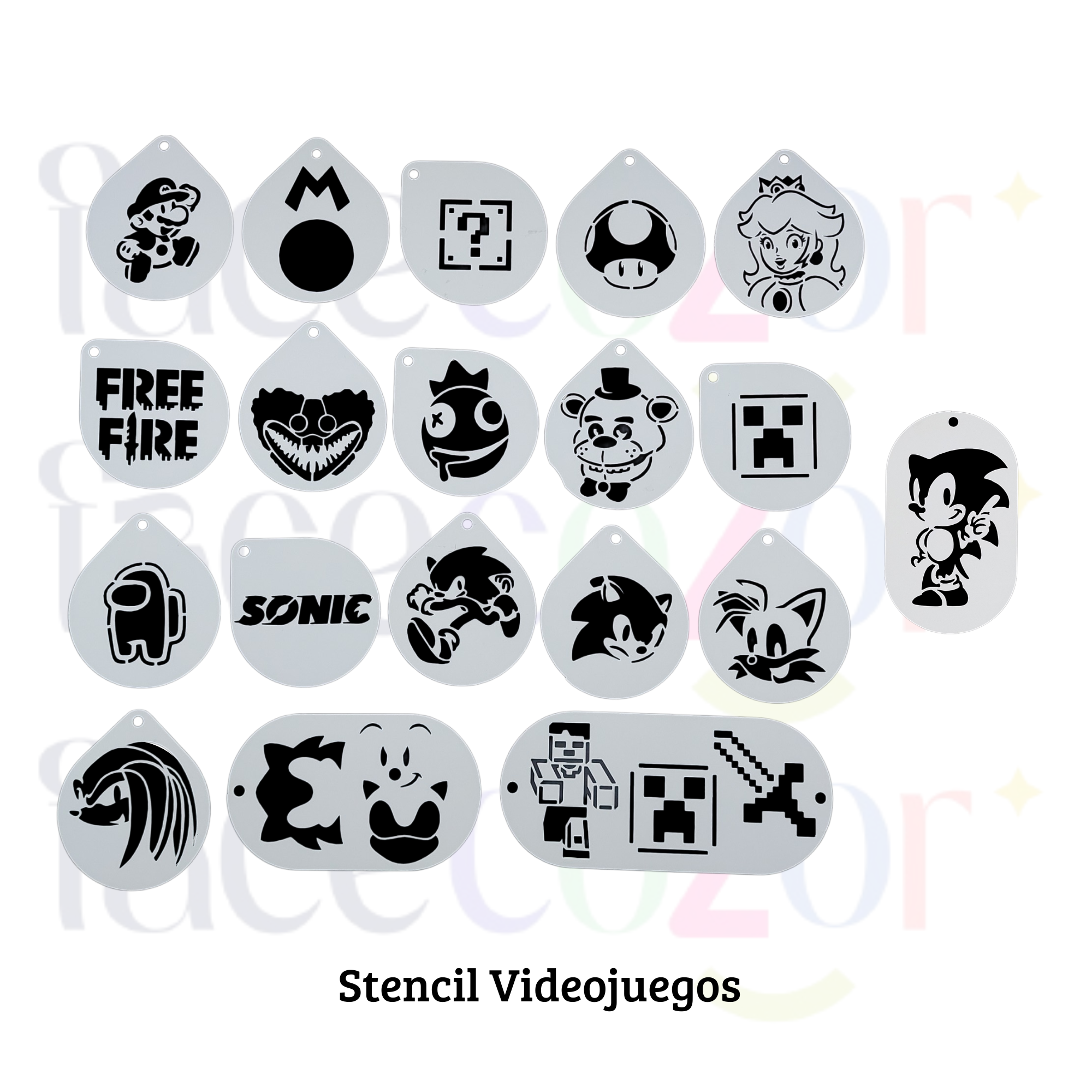 Stencil Videojuegos (venta por individual)